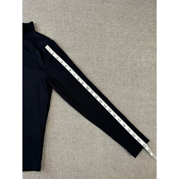 Abercrombie & Fitch Long Sleeve Shirt Cut out Soft as AF Black Size Medium - Picture 6 of 6